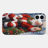 Deck Your Tech: Feestelijke Kerstbehang 2026 iPhone Hoesje (Achterkant horizontaal)