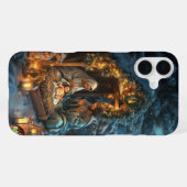 Deck Your Tech: Feestelijke Kerstbehang 2026 iPhone Hoesje (Achterkant horizontaal)