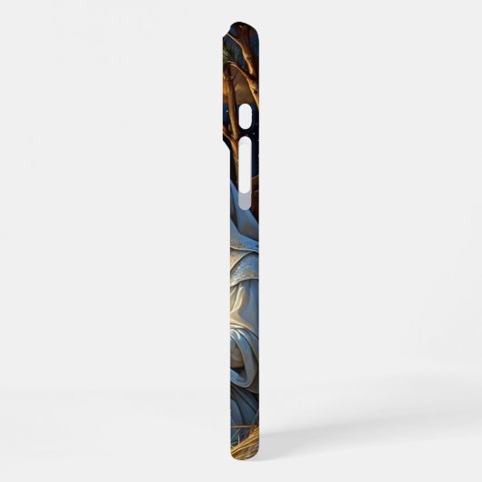 Deck Your Tech: Feestelijke Kerstbehang 2026 iPhone Hoesje (Linkerkant)