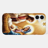 Deck Your Tech: Feestelijke Kerstbehang 2026 iPhone Hoesje (Achterkant horizontaal)