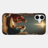 Deck Your Tech: Feestelijke Kerstbehang 2026 iPhone Hoesje (Achterkant horizontaal)