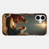 Deck Your Tech: Feestelijke Kerstbehang 2026 iPhone Hoesje (Achterkant horizontaal)