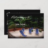 Deckchairs Uitnodiging tot uittreding op persoonli (Voorkant / Achterkant)