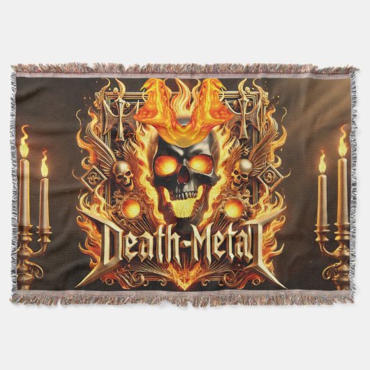 Decke für Death Metal Fans und Musiker Deken (Voorkant)