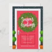 Decked Door Business Vakantie Kaart (Voorkant)