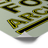 Deckenfort Architect Grappige Poster Bord (Hoek)