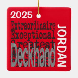 Deckhand Extraordinaire Keramisch Ornament