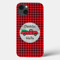 Deckin Halls Red Kersttruck