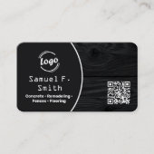 Decking and Fencing Custom QR Visitekaartje (Voorkant)