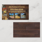 Decking en Schermen Tool Belt Visitekaartje (Voorkant / Achterkant)