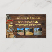 Decking en Schermen Tool Belt Visitekaartje (Voorkant)