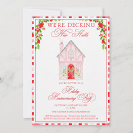 Decking New Halls Christmas Housewarming Kaart