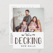 Decking nieuwe hallen | Aankondiging vakantieverhu (Voorkant / Achterkant)