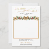 Decking Nieuwe Hallen Foto Kerst Nieuwe Huis Verhu Aankondiging (Voorkant)