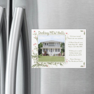 Decking nieuwe hallen magnetisch We verhuisden ker Magnetische Uitnodiging