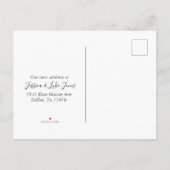 Decking Nieuwe Zalen Adres Kennisgeving Bewegende  Aankondigingskaart (Achterkant)