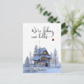 Decking Nieuwe Zalen Adres Kennisgeving Bewegende  Aankondigingskaart (Staand voorkant)