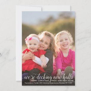 Decking Nieuwe Zalen Foto Feestelijke Kerstmis Bew Aankondiging