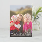 Decking Nieuwe Zalen Foto Feestelijke Kerstmis Bew Aankondiging (Staand voorkant)