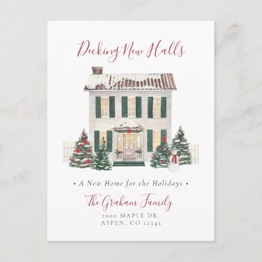 Decking Nieuwe Zalen Kerst Briefkaart (Voorkant)