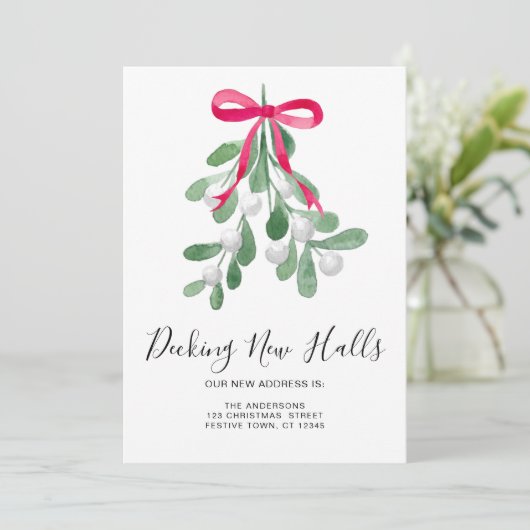 Decking Nieuwe Zalen Kerst Verhuizen Aankondiging (Staand voorkant)