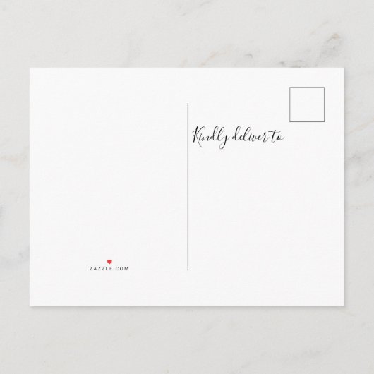 Decking Nieuwe Zalen Kerst Verhuizen Aankondigingskaart (Achterkant)