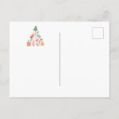 Decking Nieuwe Zalen Kerst Verhuizen Aankondigingskaart (Achterkant)