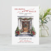 Decking Nieuwe Zalen Nieuwe Home Kerst Verhuizen Aankondiging (Staand voorkant)