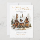 Decking Nieuwe Zalen Nieuwe Home Kerst Verhuizen Aankondiging (Voorkant)