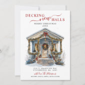 Decking Nieuwe Zalen Nieuwe Home Kerst Verhuizen Aankondiging (Voorkant)