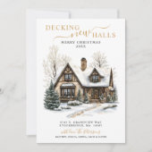 Decking Nieuwe Zalen Nieuwe Home Kerst Verhuizen Aankondiging (Voorkant)