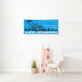 Deckstoel Happy Retirement Party Banner (Insitu)