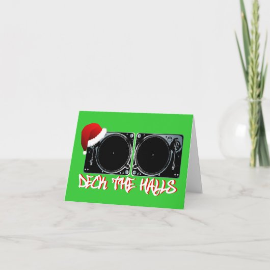 deckthehalls feestdagen kaart (Voorkant)
