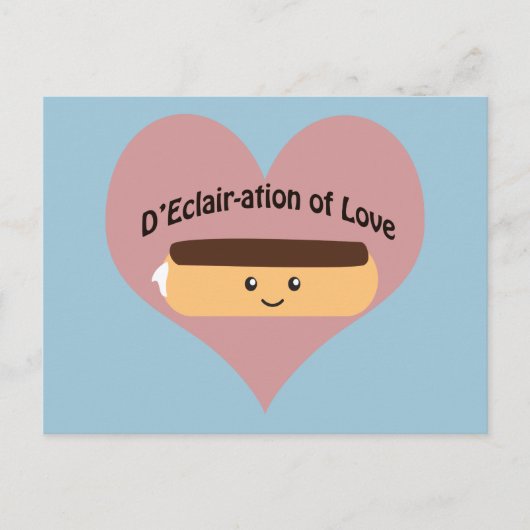 D'eclair-ation of Love Briefkaart (Voorkant)