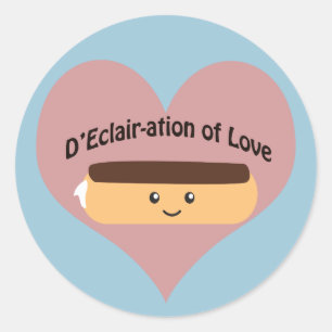 D'eclair-ation of Love Ronde Sticker