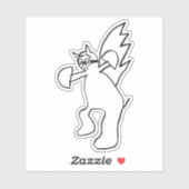 Declan's Cat Kind Sticker (Vel)