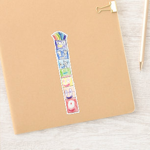 Declan's kleurrijke Totem Sticker