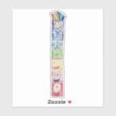 Declan's kleurrijke Totem Sticker (Vel)