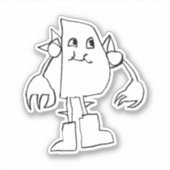 Declan's Super Mecha Philly Sticker (Voorkant)