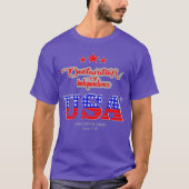 Declaration of Independence 1776 Independence Day T-shirt (Voorkant)