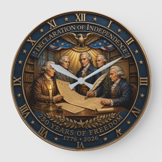 Declaration of Independence 250th Anniversary Grote Klok (Voorkant)