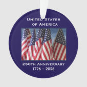 Declaration of Independence 250th Anniversary USA Ornament (voorkant)
