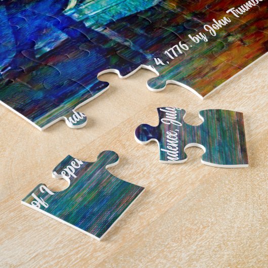 Declaration of Independence, July 4, 1776 Legpuzzel (Zijkant)