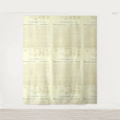 Declaration of Independence Pattern Wandkleed (Voorkant)