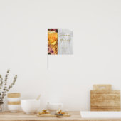 Declaration of Love Yellow Rose Picture Poster (Keuken)