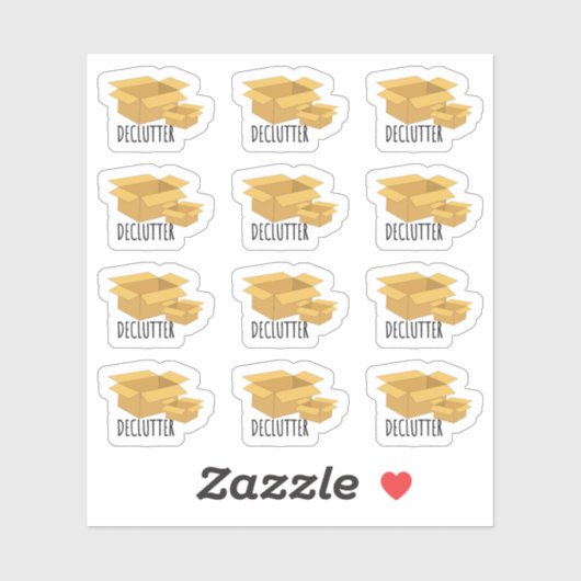 Declutter Home Agenda organiseren Bujo Planner Sticker (Vel)