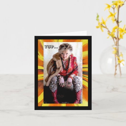 Decluttering werkt tot nu toe kaart (Gele Bloem)