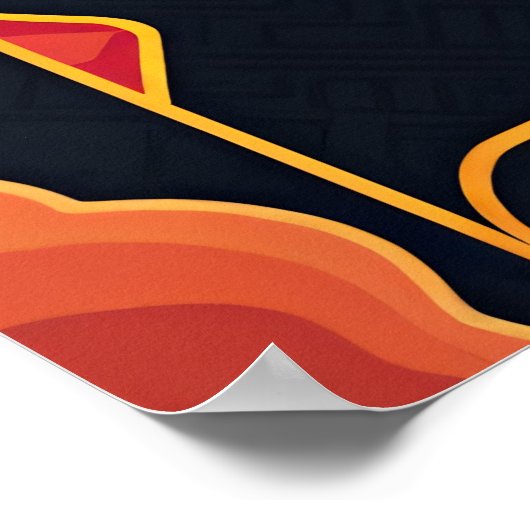 Deco-abstractie Poster (Hoek)