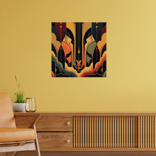 Deco Abstractie Poster