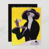 DECO Afstuderen TEA SOCIALE INVITATIE EZ2-UPDATE Kaart (Voorkant / Achterkant)